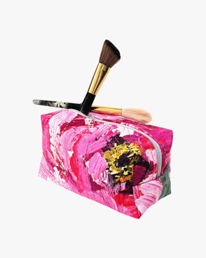 Cosmetic Bag Flower Pink