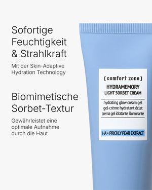 Hydramemory Light Sorbet Cream 60 ml- Sofortige Feuchtigkeit & Strahlkraft
