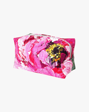 Cosmetic Bag Flower Pink