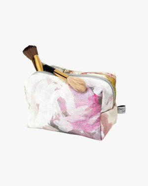 Cosmetic Bag Flower Weiss