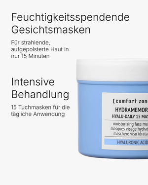 NEU! Hydramemory Hyalu-Daily 15 Masks - Feuchtigkeitsmasken fürs Gesicht