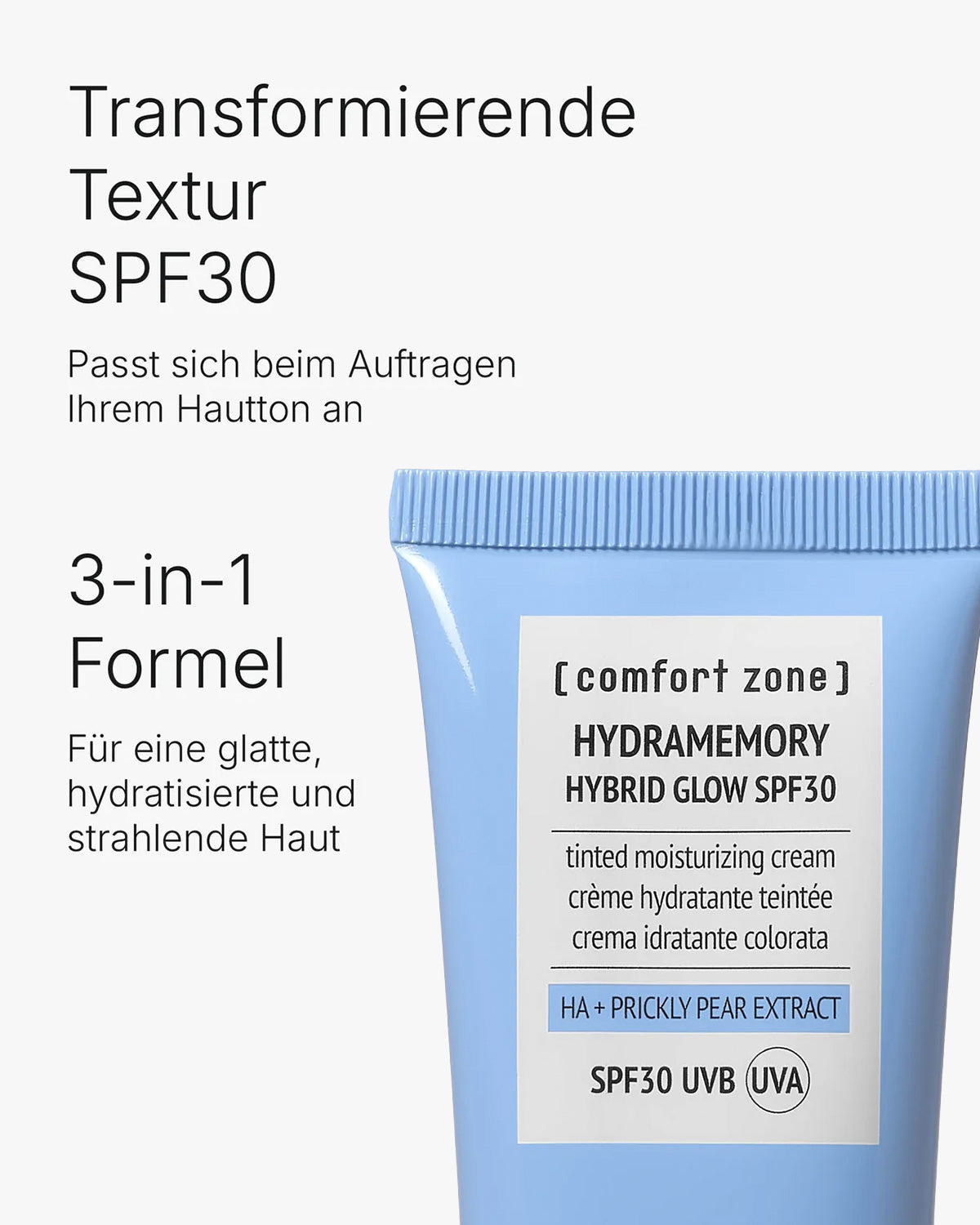 Hydramemory Hybrid Glow SPF 30 40ml - Getönte Feuchtigkeitscreme für das Gesicht
