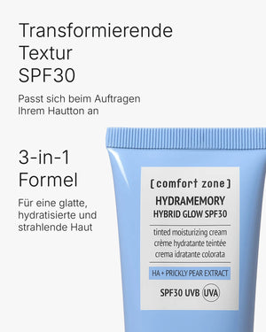 Hydramemory Hybrid Glow SPF 30 40ml - Getönte Feuchtigkeitscreme für das Gesicht