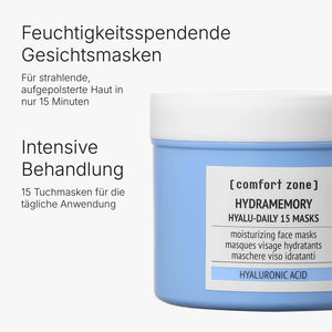 Hydramemory Hyalu-Daily 15 Masks - Feuchtigkeitsmasken fürs Gesicht