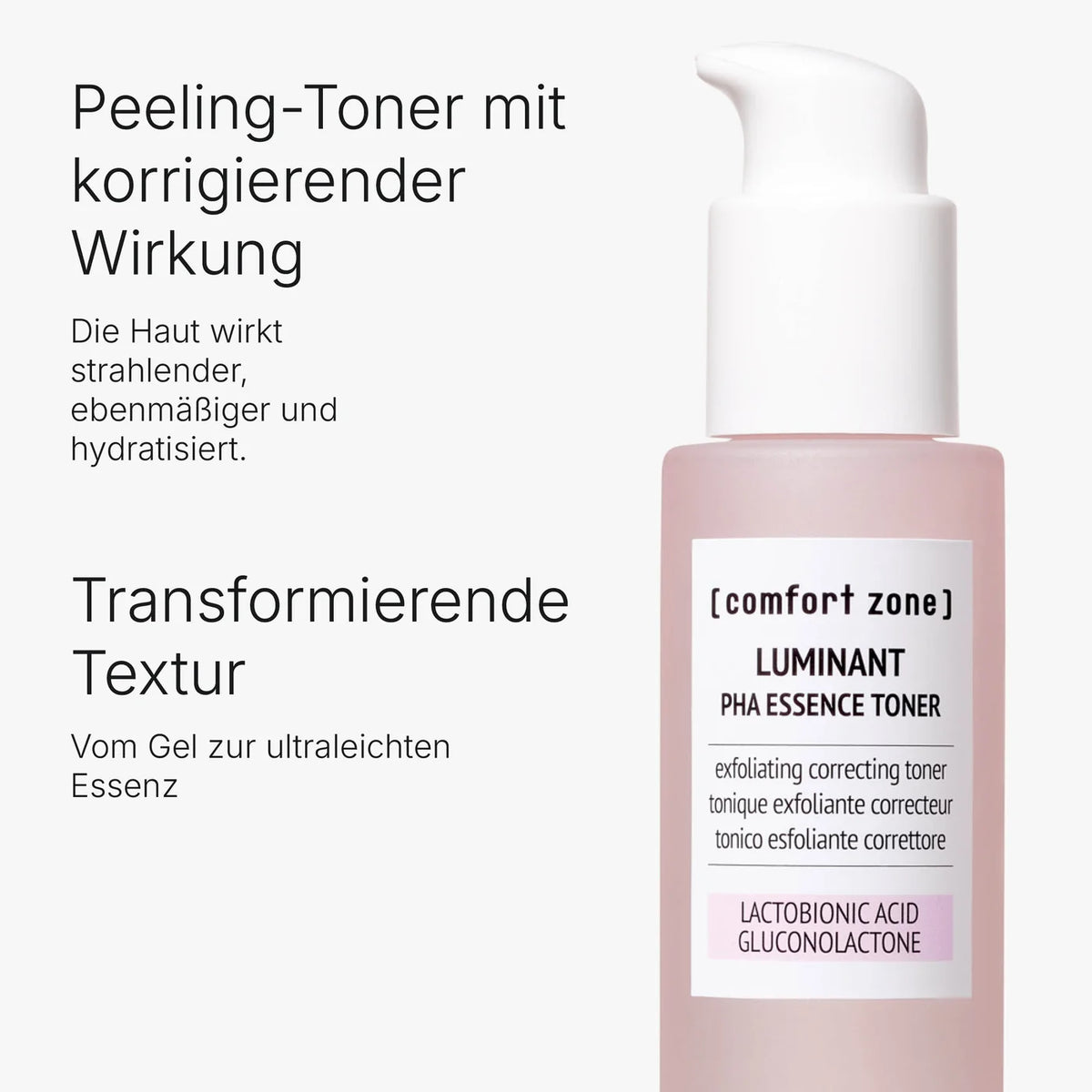 Luminat PHA Essence Toner 100ml - Exfolierender, korrigierender Toner