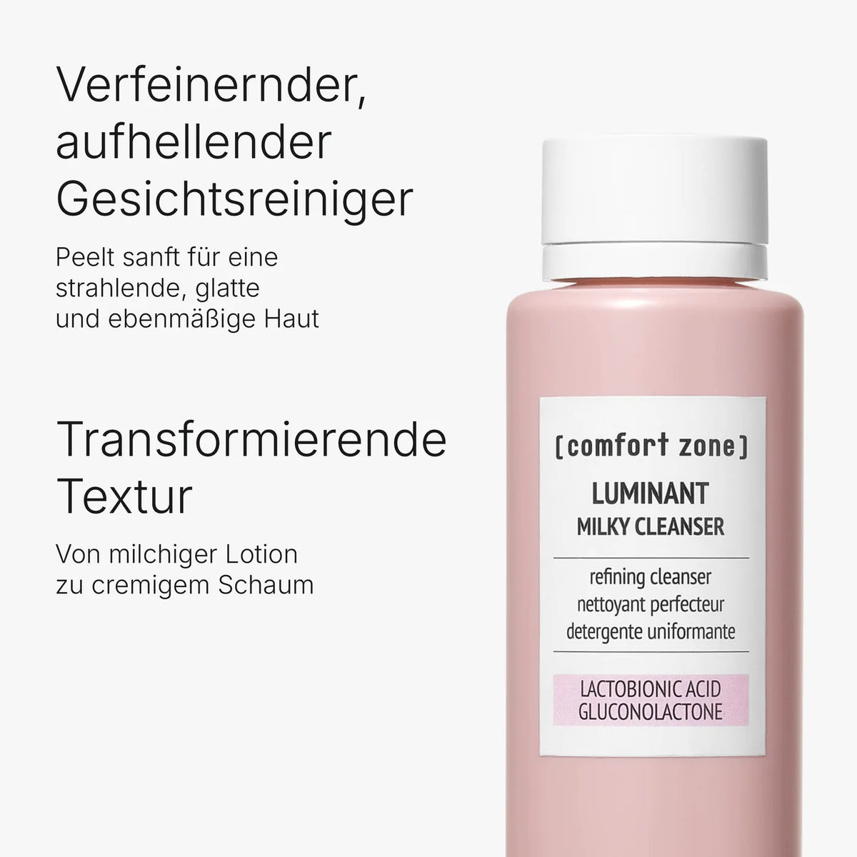 Luminant Milky Cleanser 200ml - Verfeinernder, aufhellender Gesichtsreiniger