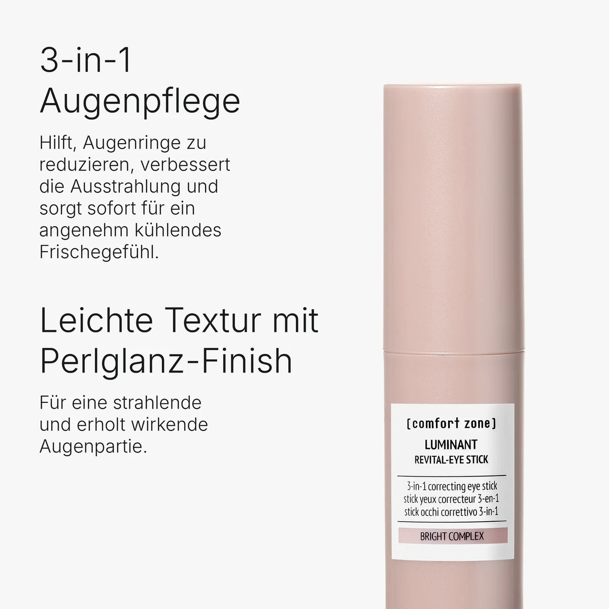 Luminant Revival Eye Stick 10ml - Aufhellend, kühlend & abschwellend, für eine strahlende Augenpartie