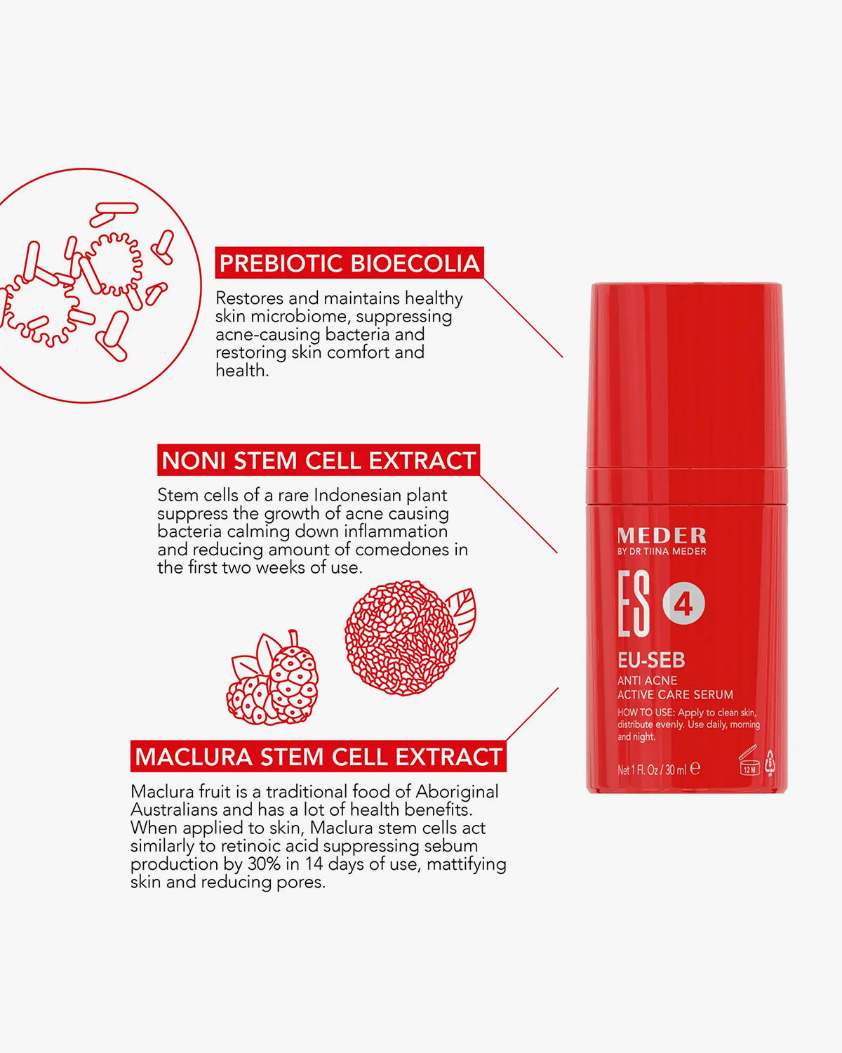 Eu - Seb Konzentrat 30ml - Anti-Akne-Serum