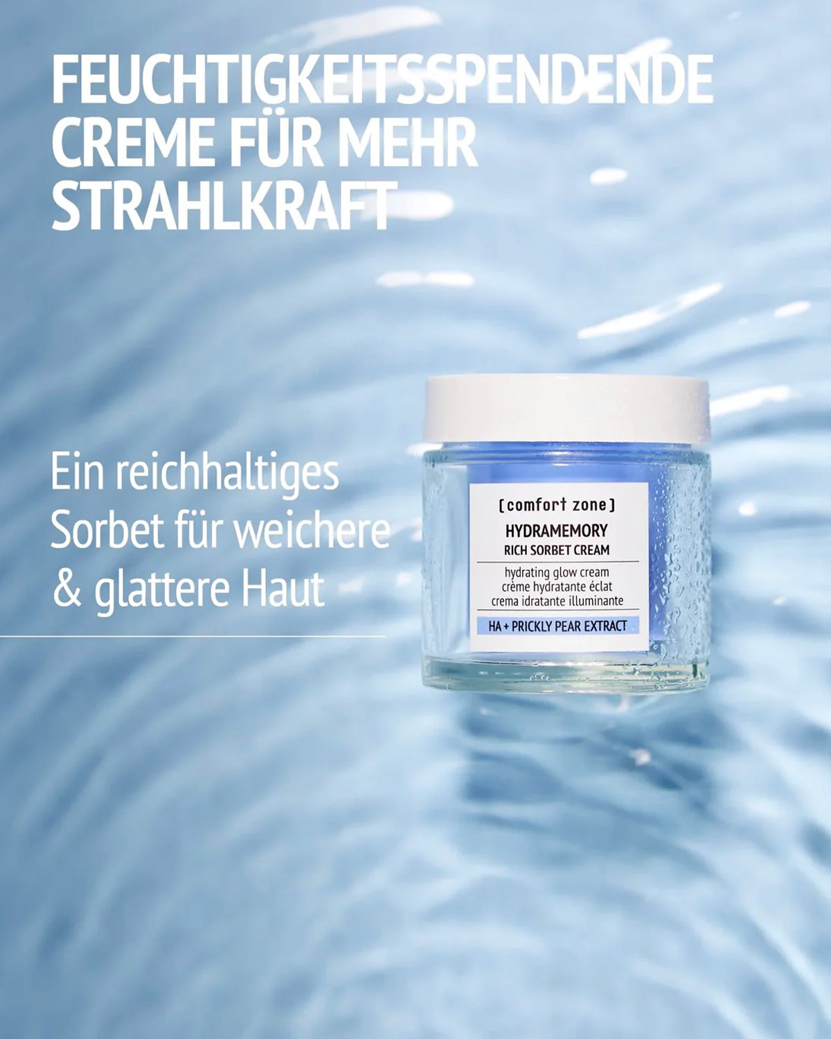 Hydramemory Rich Sorbet Cream 50ml - Reichhaltige intensiv feuchtigkeitsspendende Creme