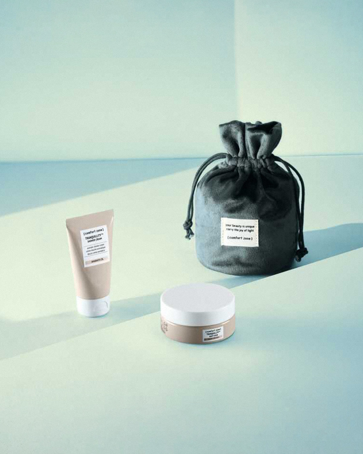 The Body Ritual On The Go 1 Stk.- TRANQUILLITY KIT - Body Scrub & Shower Cream